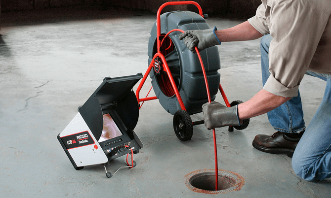 Video Pipe Inspection in Oakton